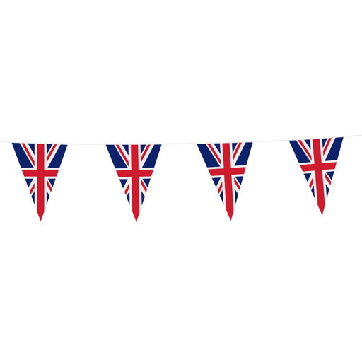 Vlaggenlijn Verenigd Koninkrijk – Union Jack 10 m – Vlaggen 20 × 30 cm
