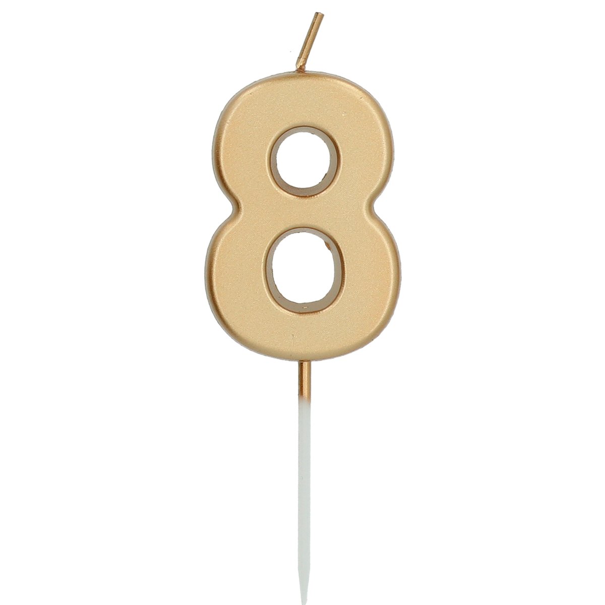 Cijferkaars 8 Goud – 5 cm