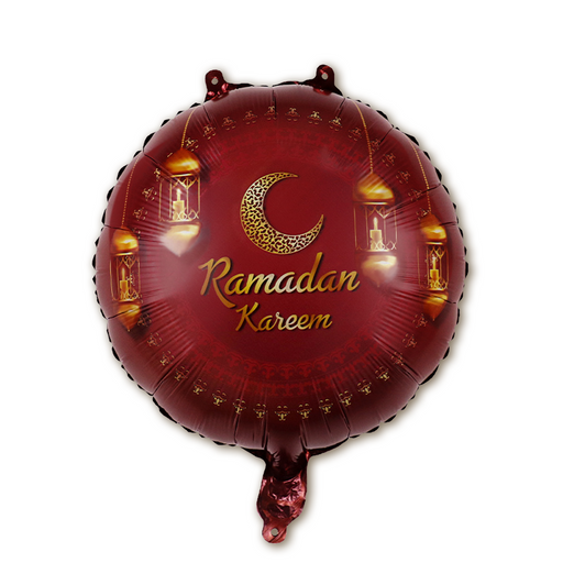 Folieballon Ramadan Kareem rood/goud – 47 cm
