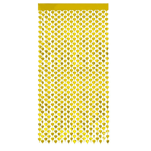 Folie Deurgordijn Hartjes Goud – 100 x 200 cm
