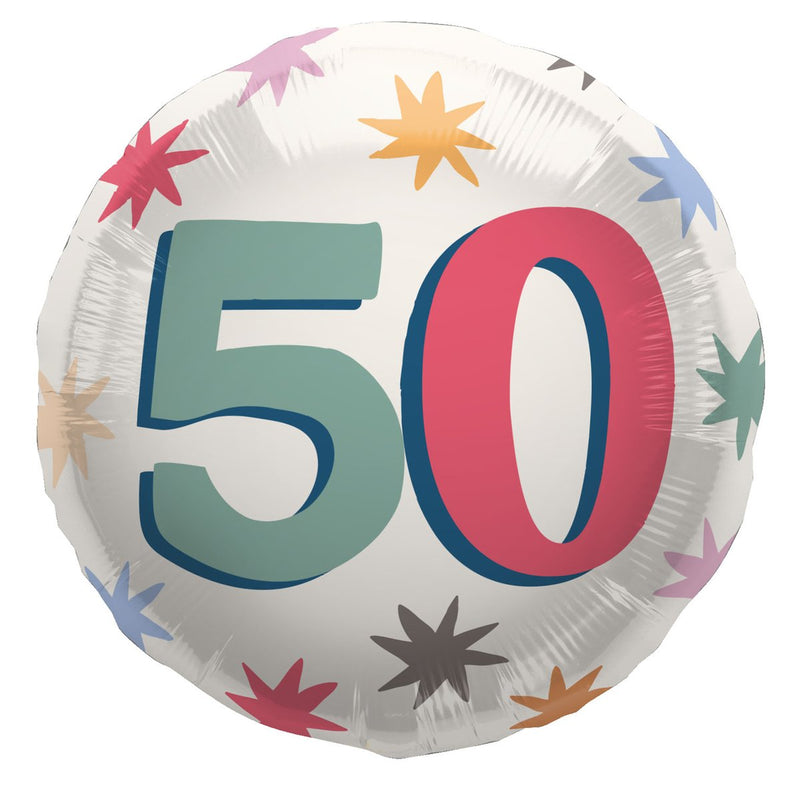 Star Folieballon 50 Jaar