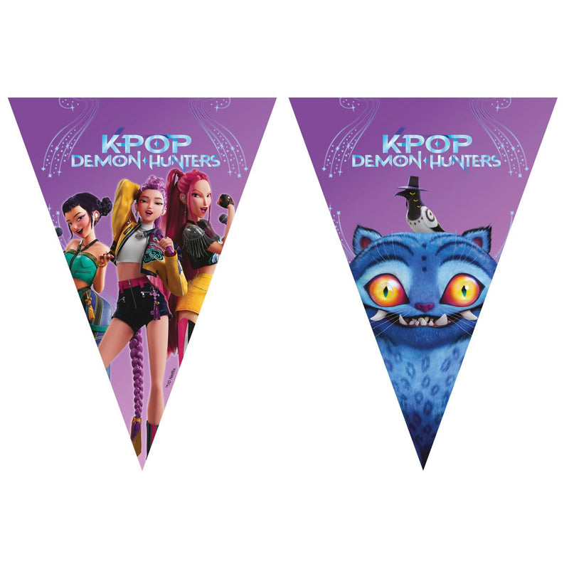 K-POP Demon Hunters Papieren Vlaggenlijn