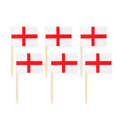 Vlaggenprikkers Engeland – St. George – 50 Stuks