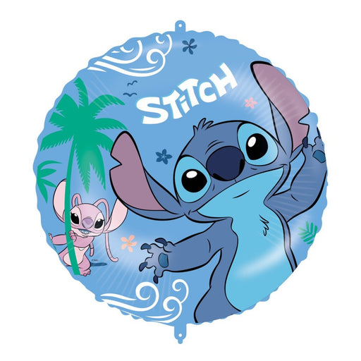 Stitch Folieballon Rond