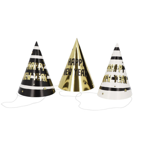 Feesthoedjes Happy New Year – 3 Stuks