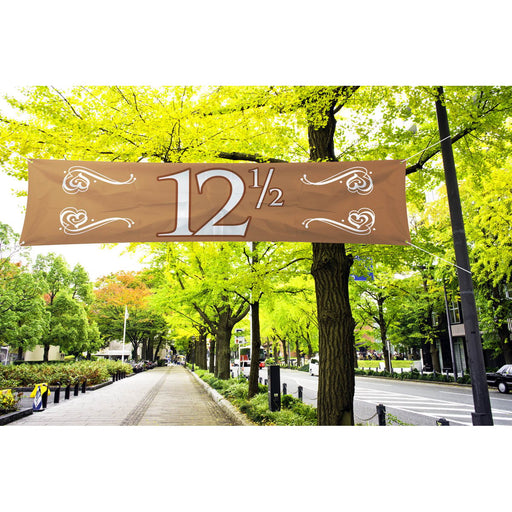Feestbanner 12,5 Jaar Brons