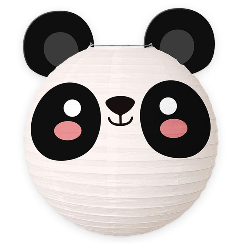 Papieren Lampion Panda – 25 cm