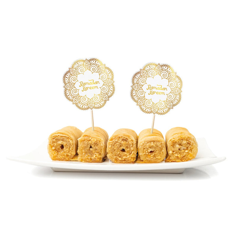 Ramadan Kareem Taartprikkers Wit/Goud