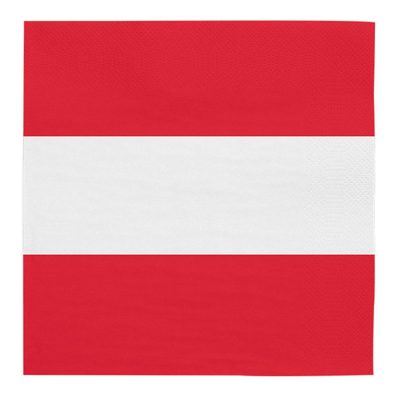 Servetten Oostenrijk 33 × 33 cm – 20 Stuks