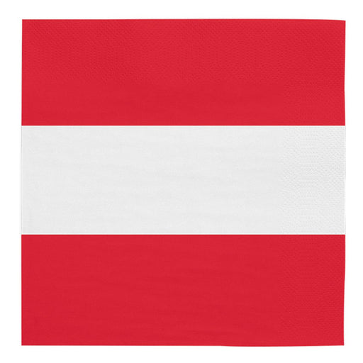 Servetten Oostenrijk 33 × 33 cm – 20 Stuks