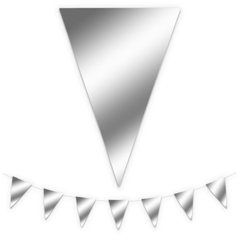 Vlaggenlijn zilver - 10 m