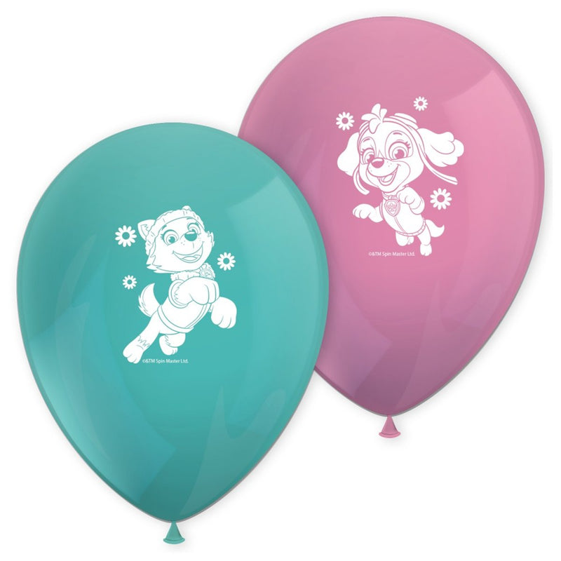 Paw Patrol Latex Ballonnen Roze