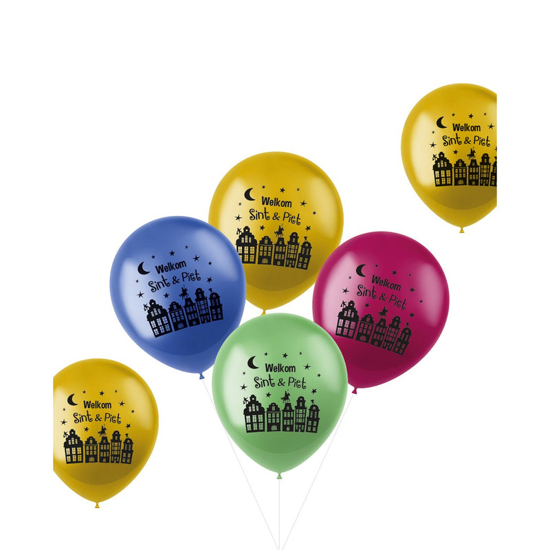 Latex Ballonnen Welkom Sint & Piet