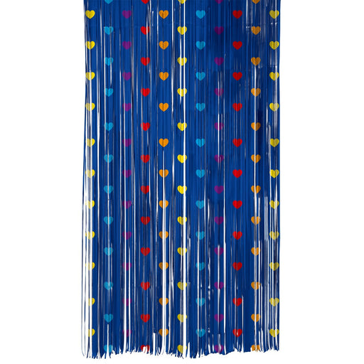 K3 Foliegordijn Hart Blauw