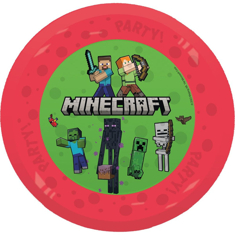 Minecraft Herbruikbaar Bord 21 cm