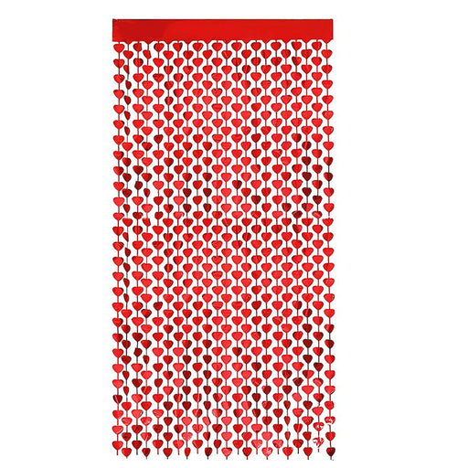 Hartjesdeurgordijn Rood 100 x 200 cm