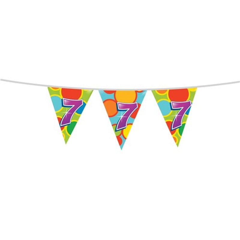 Vlaggenlijn 7 Jaar Multicolor