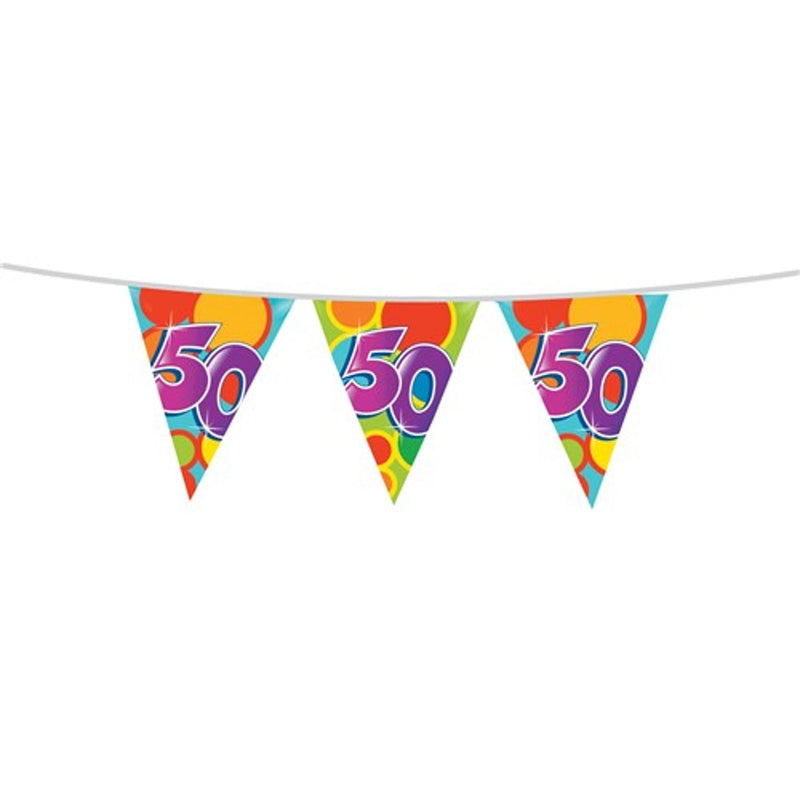 Vlaggenlijn 50 Jaar Multicolor