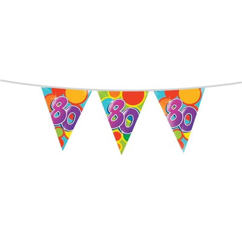 Vlaggenlijn 80 Jaar Multicolor