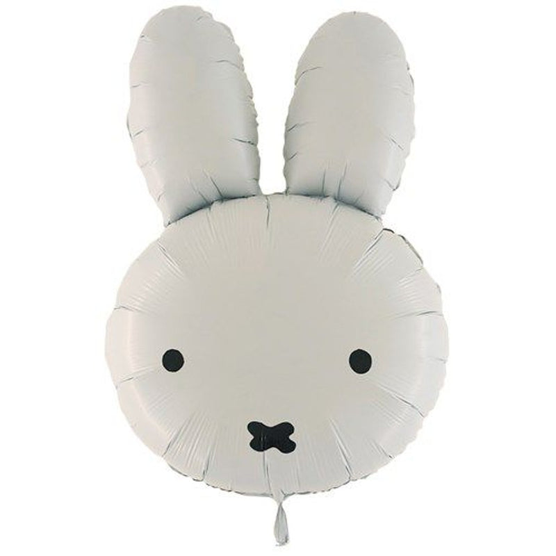 Folieballon Nijntje Hoofd Wit – 95 cm