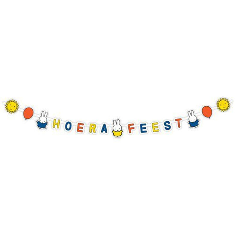 Letterslinger Nijntje Hoera Feest met Zonnetjes