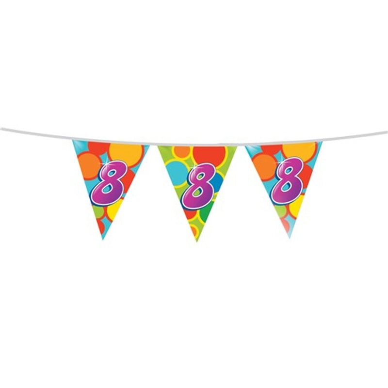 Vlaggenlijn 8 Jaar Multicolor