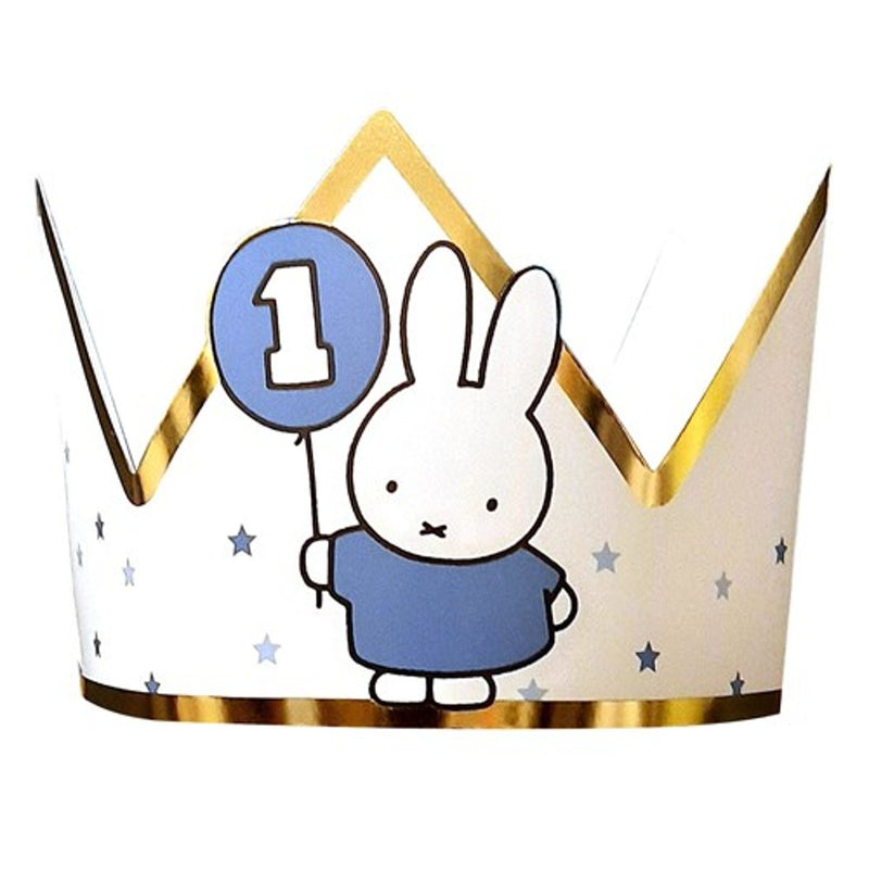 Verjaardagskroon Nijntje 1 Jaar Blauw