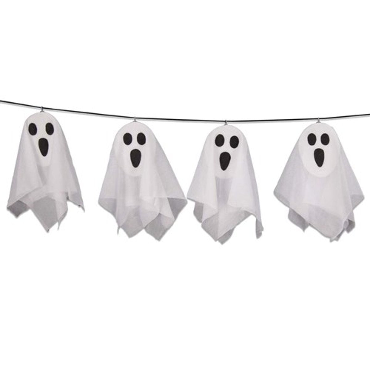Halloween Slinger Spookjes Wit
